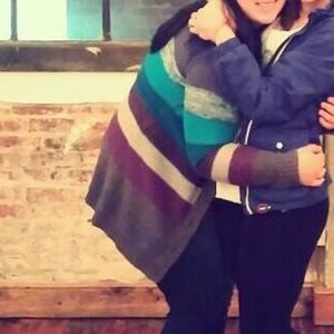 Multicolor long cardigan